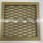 Factory supply durable diamond gold color expanded metal mesh with border