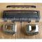 MAICTOP Black front bumper with fog lamp cover Chrome color Plastic for tundra