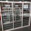 Jalousie Aluminum frame glass louver adjustable louver with security bar outside