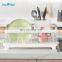 Compact Dish Rack Steel Dish Drainer Racks Wire Kitchen things Organizer and Holders