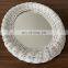 Hot Sale White Rattan Mirror Vintage Boho Home Decor Bedroom WHolesale made in Vietnam