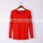 Fashion designhand knit sweater round collar sweater for girls