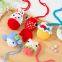 Set of Cute and Colorful Easter egg and Pocket