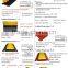 stage cable protector/2 channels PVC cable ramp/high quality cable protector/original plastic cable bank