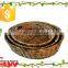 3 pieces round maize tray:handmade baskets,easter basket,hamper basket