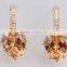 fashion earring Real Platinum Plated Luxury Hoop Earring Zircon Fashion earrings