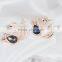 2015 popular crystal animal swan brooch double white swan lovely brooch
