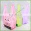 Wholesale Custom Printed Plastic Garment Clothes Side Gusset Plastic Bag with Handle