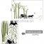 Black Trees Birds Carriage Wall Decal Home Sticker Paper Removable Living Room Bedroom Art Picture DIY Mural