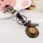 Factory Direcet Sale Exaggrate Punk Hat Pendant Keychain Real Leather Keychain
