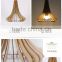 New design solid wood pendant light for classic restaurant JK-8005B-16 LED pendant Light