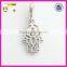 925 sterling silver hamsa hand pendant Charm Beads jewelry making supplies