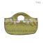 Dragonfly hand embroidery taffeta silk bag T365