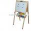 2015Cheap And High Quality Wooden Magentic Toys Aids Easel &Board,Hotsale Wooden Drawing Board, Educational Kids Painting board