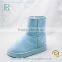 Fur Lining Cashmere Flower Young Girls Winter Boots