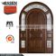 Superior quality glass double entry door, arch main door design                        
                                                Quality Choice