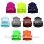 Winter fashion wholesale custom knitted acrylic hat