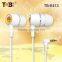 Promotional Diamond Design Earphone, retractable phones