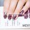 New Arrival 2016 Fashion Adhesive Full Nail Wraps nail stickers 14 tips