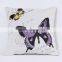 PLUS Natural color top quality digital printing 100% cotton print cushion