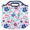 Wetsuit material lunch tote bag for travel, any color and design are welcome