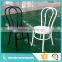 Clear resin thonet restaurant chairs