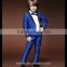 2016 latest dsign coat pant suit gift for boys blue weeding suit for boys