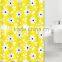 Various Flower Color Transfer Printing Polyeaster Shower Curtain for Bathroom