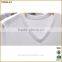 2016 high quality cheap bulk plain white breathable v neck short sleeve cotton t shirts