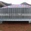 Steel pipe roadside barriers