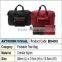 foldable tote bag / foldable zipper tote bag (red)