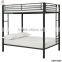 Trade Assurance Bedroom Furniture Black Twin over Twin Metal Bunk Bed
