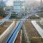 Chain conveyor and cement plant belt conveyor with ship loader
