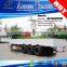 2 Axles 1000mm height Side Wall Open Truck Cargo Utility flatbed Semi Trailer for sale