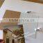 Walmart style clip snap frameless glass photo frame for table or wall hanging