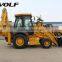 WOLF backhoe loader JX45 with attachments for sale