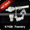 KYOK Europe style luxury white crackle finish curtain rod,aluminum curtain rod accessories,living room curtian rods