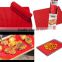 eco-friendly silicone made pyramid silicone barbeque grill mat