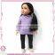 18 Inch Doll Clothes With Matching Girl Clothes, PVC Doll Clothes