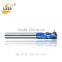 Tungsten Carbide Coated High Precision 4 Flute CNC Lathe Cutting Tools, Corner Radius End Milling cutter
