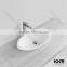 KKR artificial stone bathroom wash basin , single sink bathroom vanity tops, acrylic bathroom sink