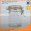 High quality cylindrical & square glass storage jar with lid