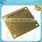 Round Brass plate with adhesive , Metal sheet