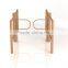 Luxury gold security gate swing turnstile