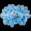 Chiffon Rosette Flowers With Fake Pearl ,Children Boutique Hair Flowers Baby Girls Hair Accessories,YDKM17