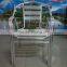 outdoor elegant stackable arm restaurant chair YC020