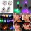 Hot Sale Charm LED Earring Light Up Crown Glowing Crystal Stainless Ear Drop Ear Stud Earring