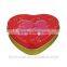 Pretty Candy and chocolate tin cans Heart Shaped Gift Tin boxs