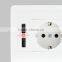 European usb wall socket factory direct with best price