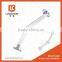 Flap door stay fittings with centre joint